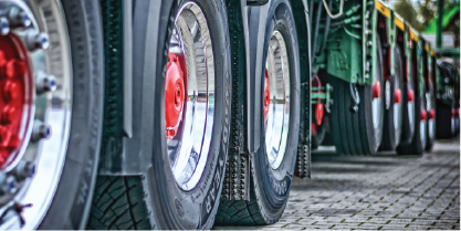An image of truck wheels.